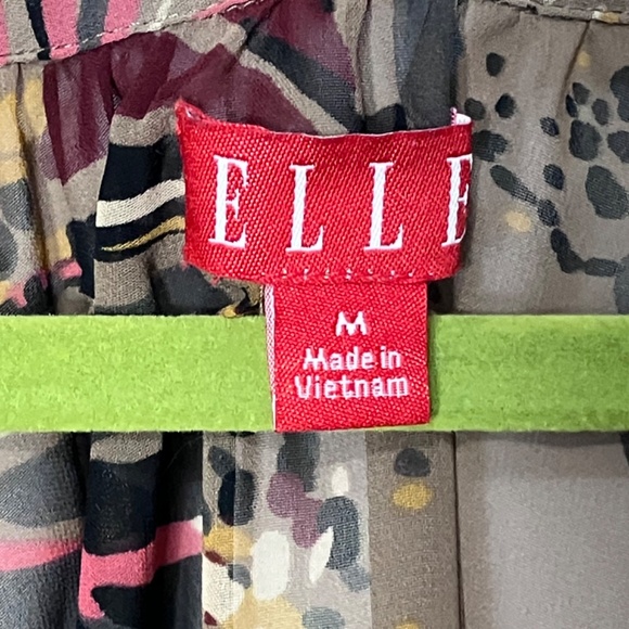 Elle Flowing Sheer High-Low Blouse  M - Picture 6 of 12